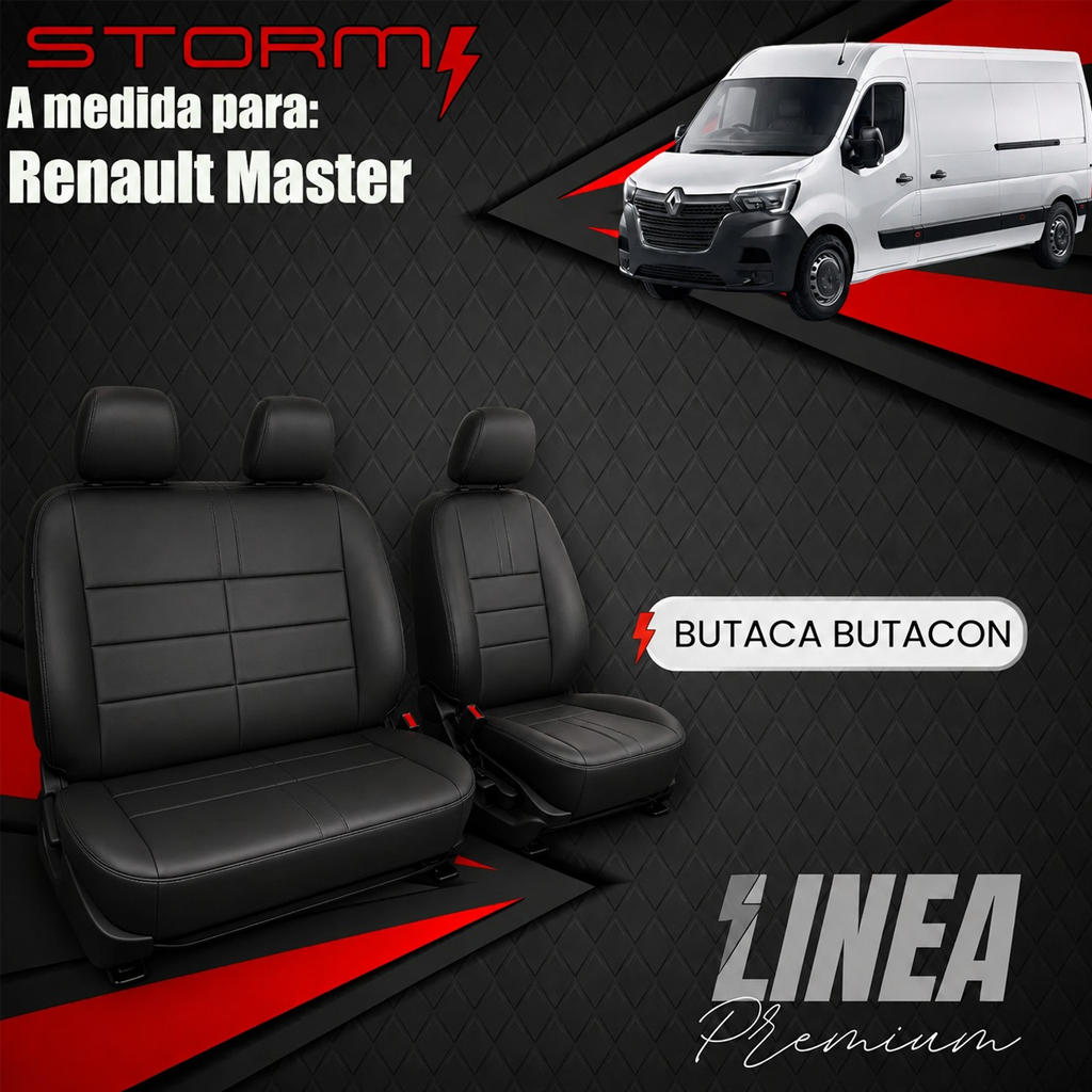Renault Master 2 Fundas Asientos Renault Master 2 Butacas - Imagen 1