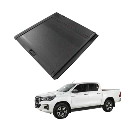 TAPA RIGIDA RETRACTIL MANUAL DE ALUMINIO HILUX 2015-2025