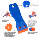 PORTA SCRAPER PLASTICO NEGRO - Imagen 2